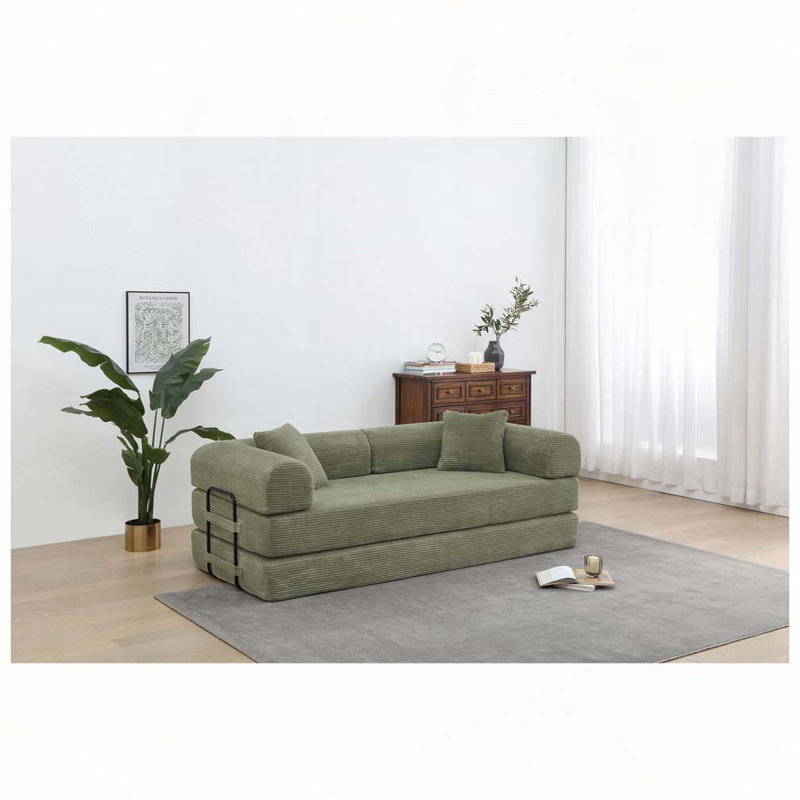 Ebern Designs Convertible Sleeper Sofa Bed ,Folding Mattress Couch ...