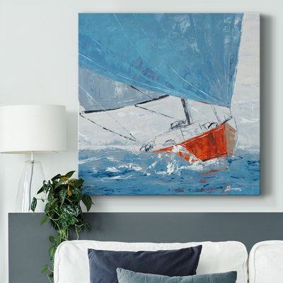 Jour gris sur toile