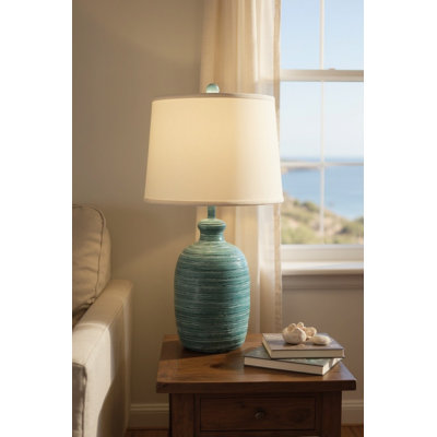 Lampe de table ruche blanche