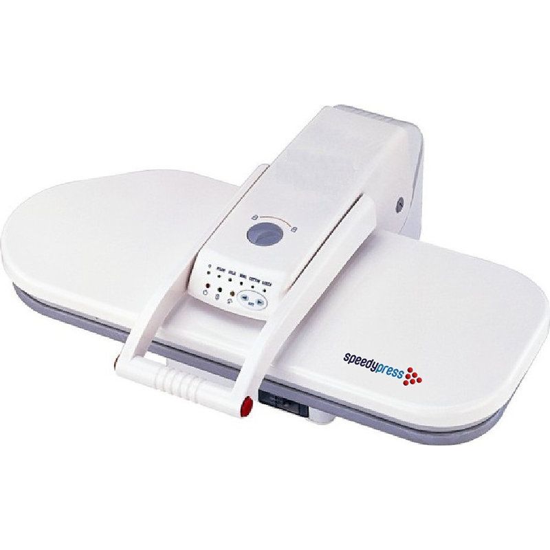 Speedypress 1400W Non Stick Soleplate Stream Press, White