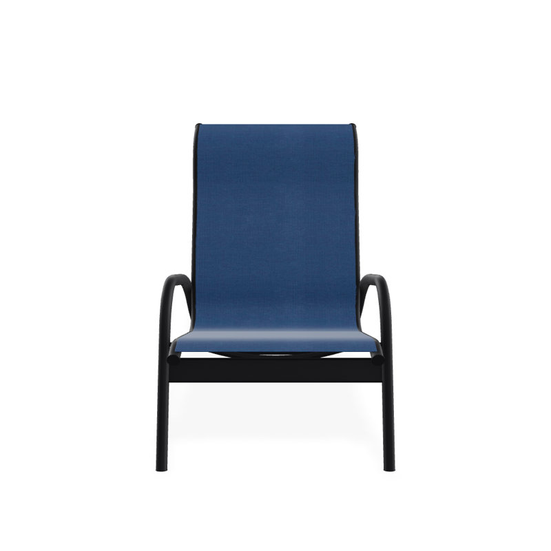 Gardenella Patio Chair, Cobalt, Black
