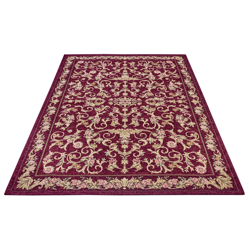 Gobelin Red Rug, Rectangular 60 x 90cm