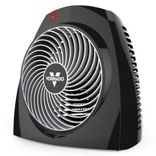 iMountek 300W Portable Electric Heater Mini Heating Unit Fan Portable Floor  Desktop Air Fan Heater Black 