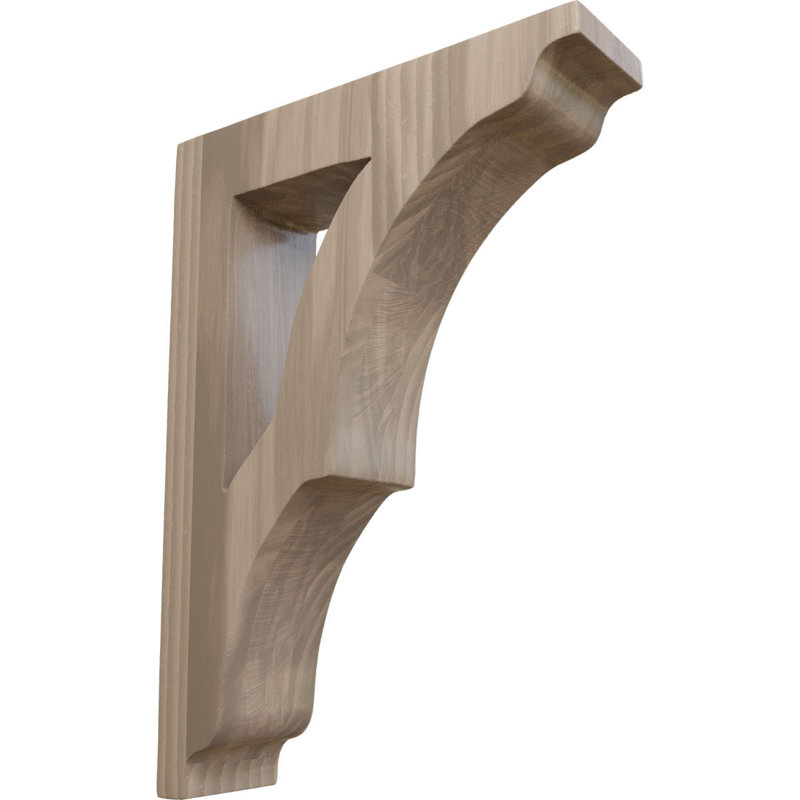 Support en bois Avila, Noyer, H 9 po x l 1,75 po x P 6,5 po