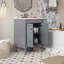 Meuble-lavabo 24 po avec lavabo supérieur-156059313