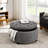 Tufted Storage Ottoman With Durable Linen Upholstery, Ideal For Organizing And Enhancing Home Decor-955430617