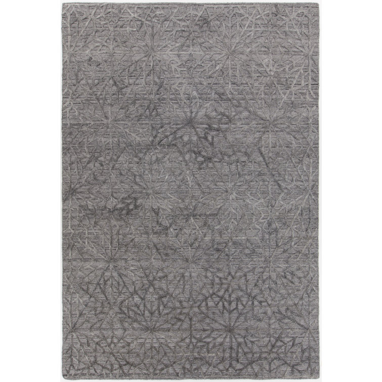 Nimah Hand-Woven Gray Area Rug
