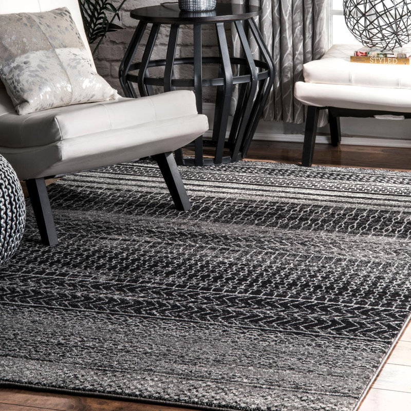 Saiyara Geometric Hand Woven Area Rug, Rectangle 152 x 226cm