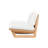 Dweller Teak Outdoor Lounge Chair with Ottoman-128794364