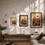 Poppy Field Botanical - Print-842580999-842581001