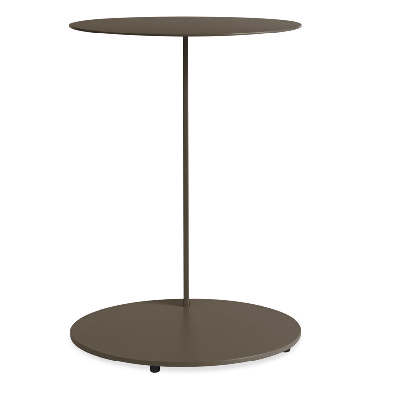 Note End Table, Dark Olive, 21.8" H x 16" W x 16" D