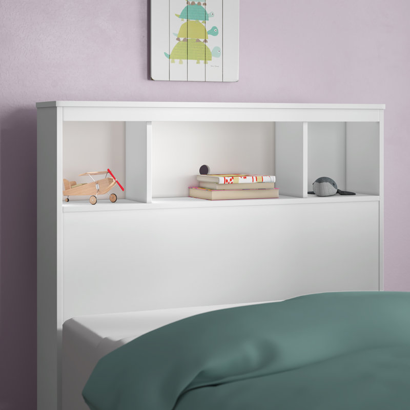 Cremont Twin Bookcase Headboard, White
