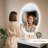 Irregular LED Mirror with Bluetooth, Defogger & Memory-1848301370