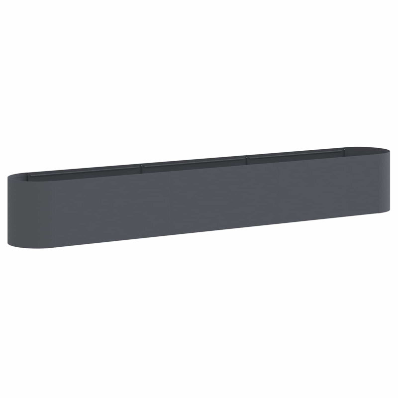 Raised Garden Bed, Anthracite, 40cm H x 280cm W x 40cm D