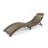 Lahaina Wood Foldable Chaise Lounge - Grey-707992828