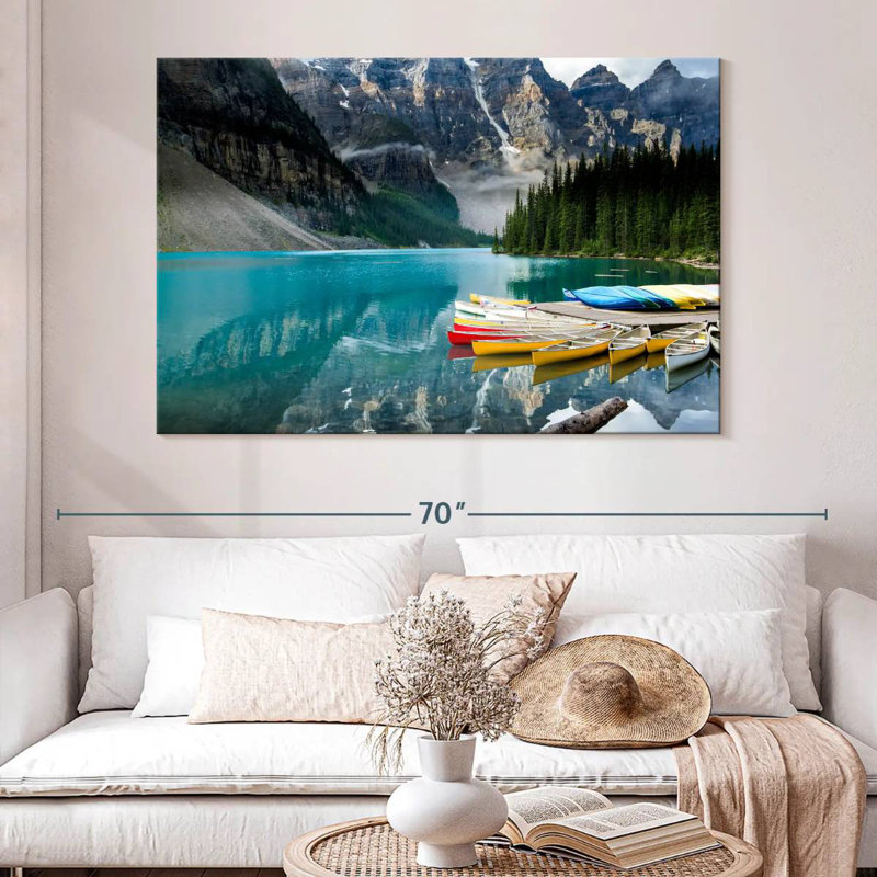 Alvord Lake Moraine Kayaks, 34" H x 51" W