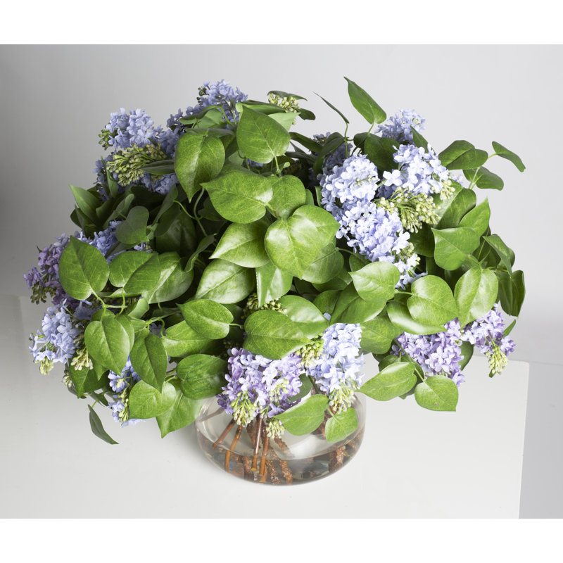 Lilas en vase en verre
