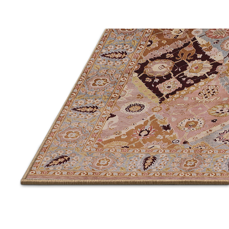 Tapis oriental bleu / brun, Rectangle 7 pi x 9 pi
