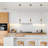 Modern 1 Light Gold Crystal Pendant-295654633