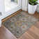 Machine Washable Indoor/Outdoor Xhevrie Sage Rug