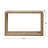 Evana Open Storage Console Table