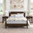 Solid Wood Low-Profile Spindle Bed Frame-138224141