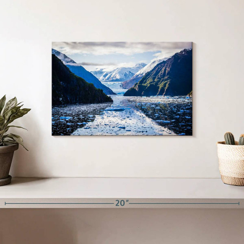 Glacier Kavia Mendenhall à Juneau, H 8 po x l 12 po
