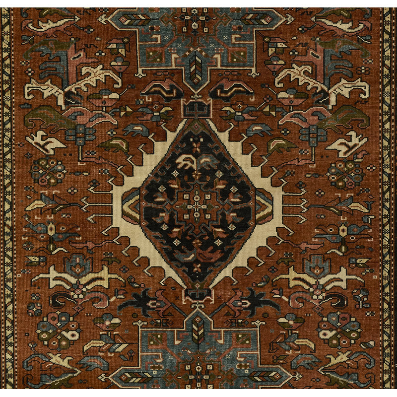 Tapis brun / gris Apoline, Tapis de couloir l 2 pi 6 po x L 8 pi