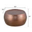 Table basse ronde contemporaine en aluminium-1822022808