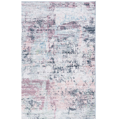 Kloboves Performance Machine Washable Abstract Rug