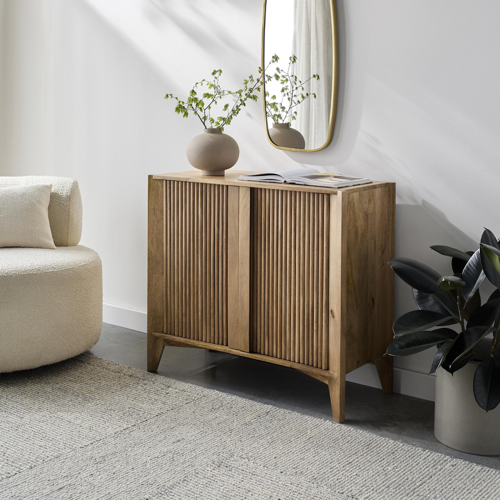 36.5'' 2-Door Sideboard, Brown