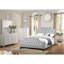 Lit double avec revêtement en polyfibre gris, tête de lit à boutons et chambre à coucher contemporaine-1975238650-1975238651