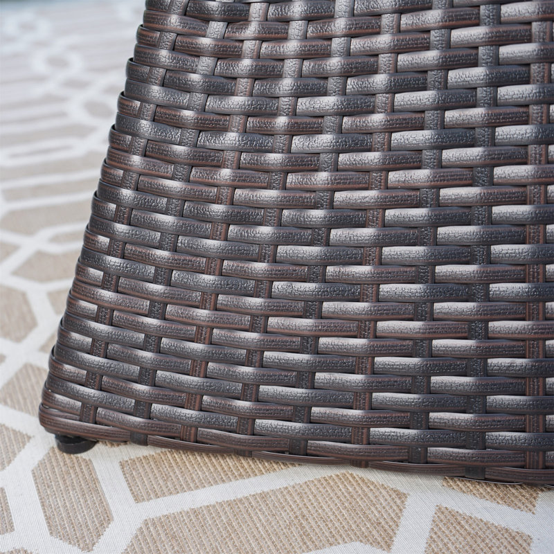 16 Outdoor Wicker End Table