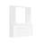 79'' H X 63'' W 3-Drawer Bookcase Storage Cabinet