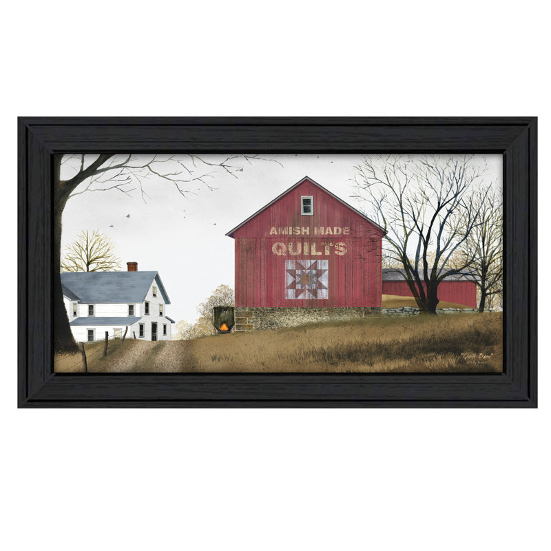 « the quilt grange »-cadre photo, impression sur papier, H 9 po x l 18 po x P 1 po