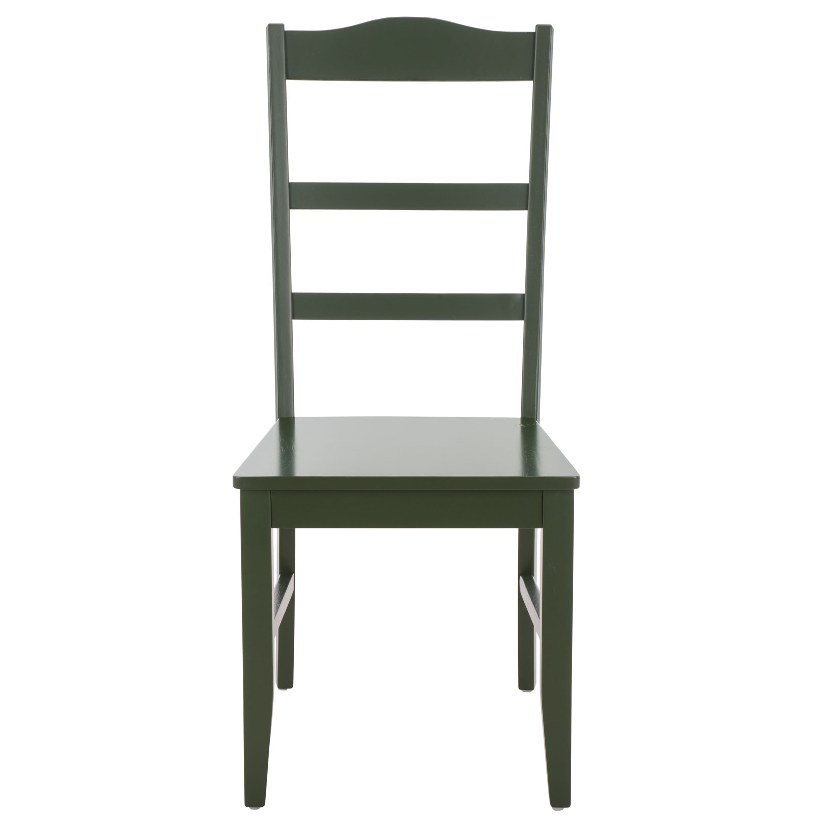Ray Ladder Back Side Chair, Dark Green