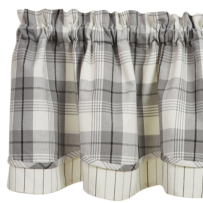 Limestone Lined Layered Valance 16"L