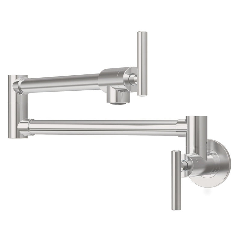 Robinet remplisseur en nickel brossé, MANNOX-II-BN
