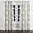 Abstract Curtain panels - Modern Aziyah Grommet Curtain - 1 Panel-81111156-81111158