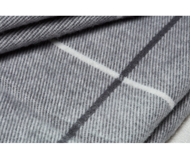 Highlands Hand Woven Throw Blanket, Gray