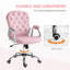 Chaise de bureau en velours pour Vinsetto-428534223