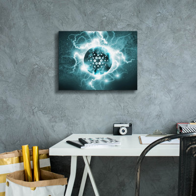 'Crypto Eclipse Cardano Ada' by Epic Portfolio, Canvas Wall Art