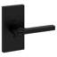 Satin Black Entry Door Lever