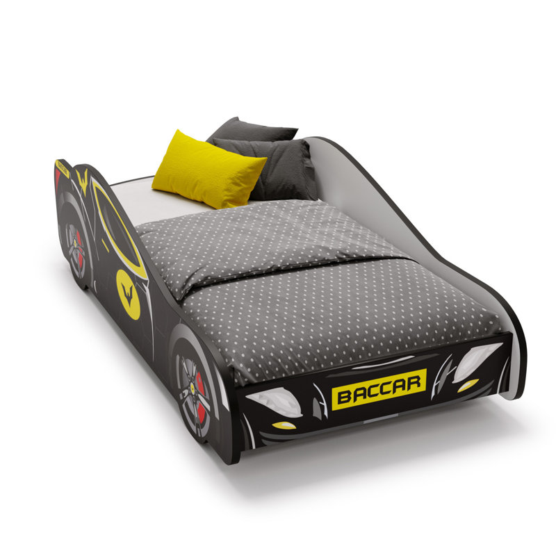 Batcar bed with mattress, European Toddler (80 x 160cm)