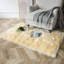 Tapis jaune à poils longs Haja-98175756