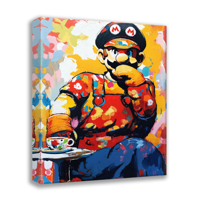 Mario  Giclee on Gallery Wrapped Canvas