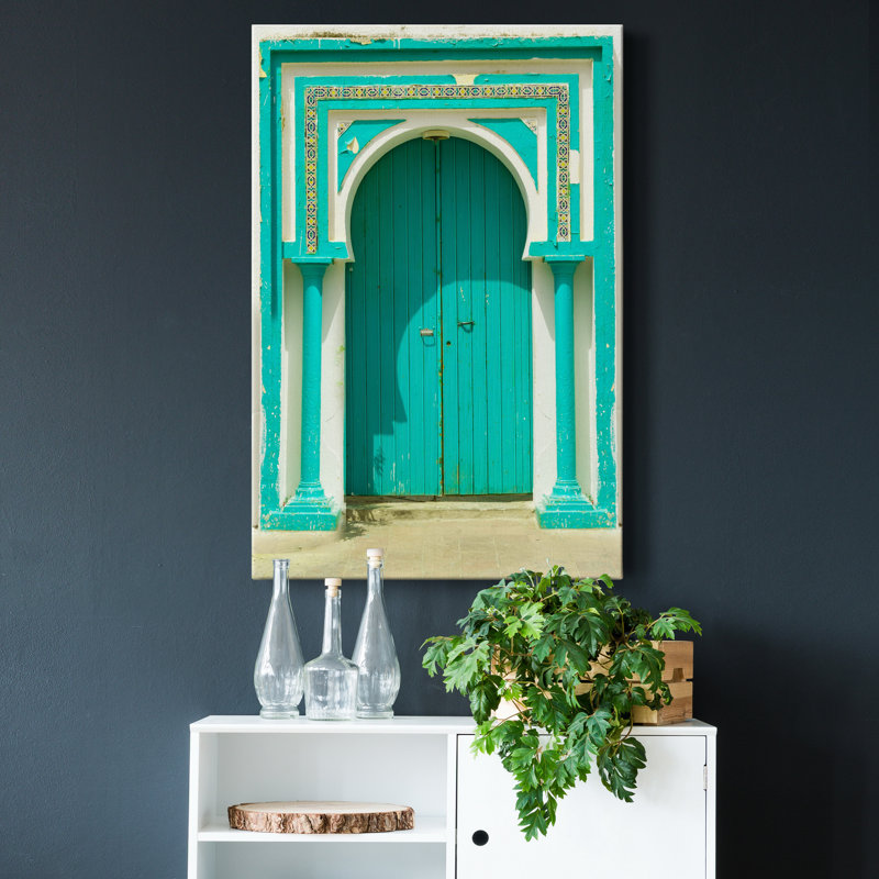 Reproduction de photo sur toile tendue avec châssis de porte Tunisia, H 20 po x l 16 po x P 1 po