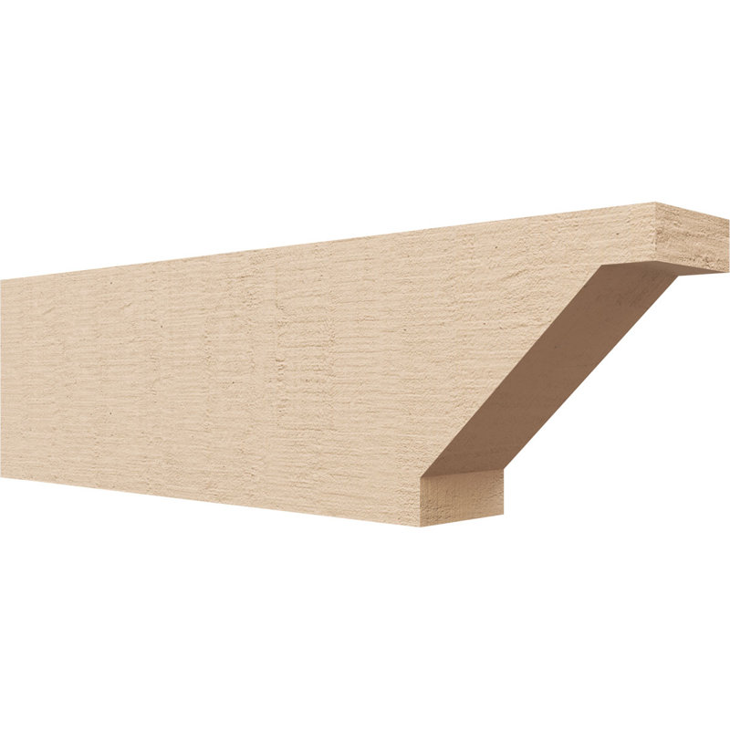 Burlington Woodgrain TimberThane Ra partier queue, brun clair apprêté, H 8 po x l 28 po x P 4 po