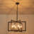Qun  Farmhouse Lantern Geometric Chandelier-162188183-156323791