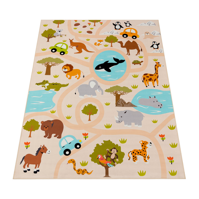 Irma No Pattern And No Solid Colour Area Rug, Rectangular 80cm x 150cm